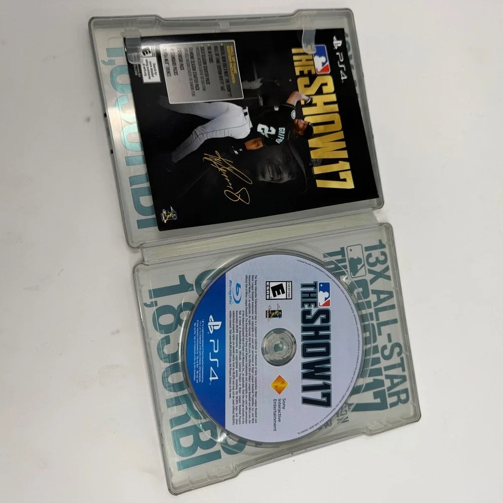 MLB The Show 17 MVP Edition PS4 Sony PlayStation 4 SteelBook Ken Griffey Jr Case
